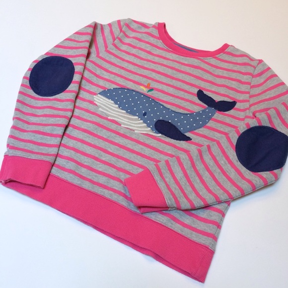 Mini Boden Other - Mini Boden Whale Appliqué Sweatshirt Size 9-10
